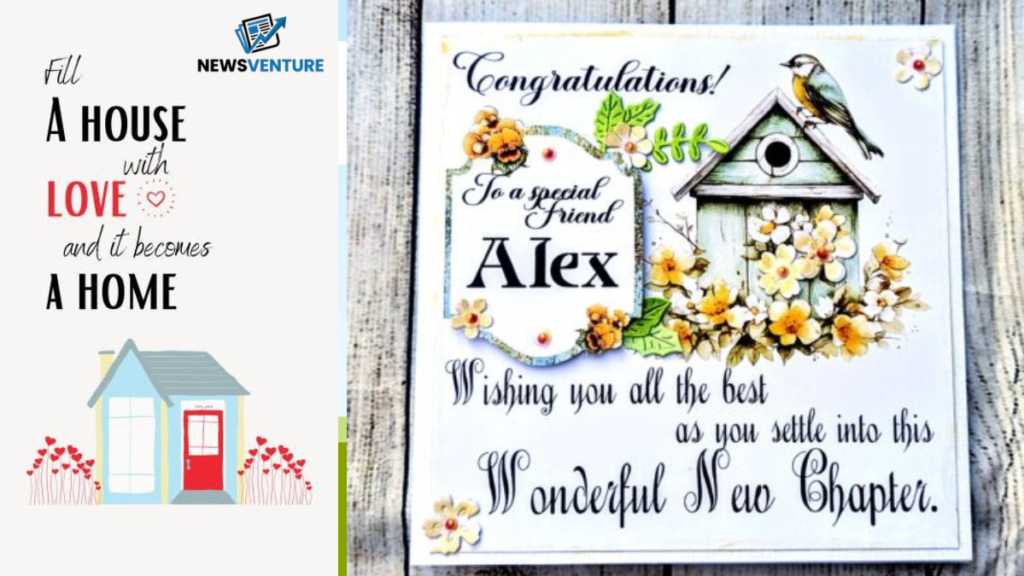 what to write in a new home card